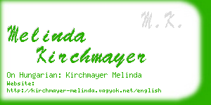 melinda kirchmayer business card